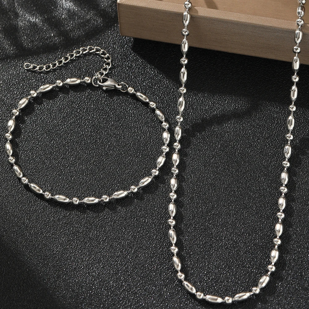 Ensemble bracelet et collier Céline