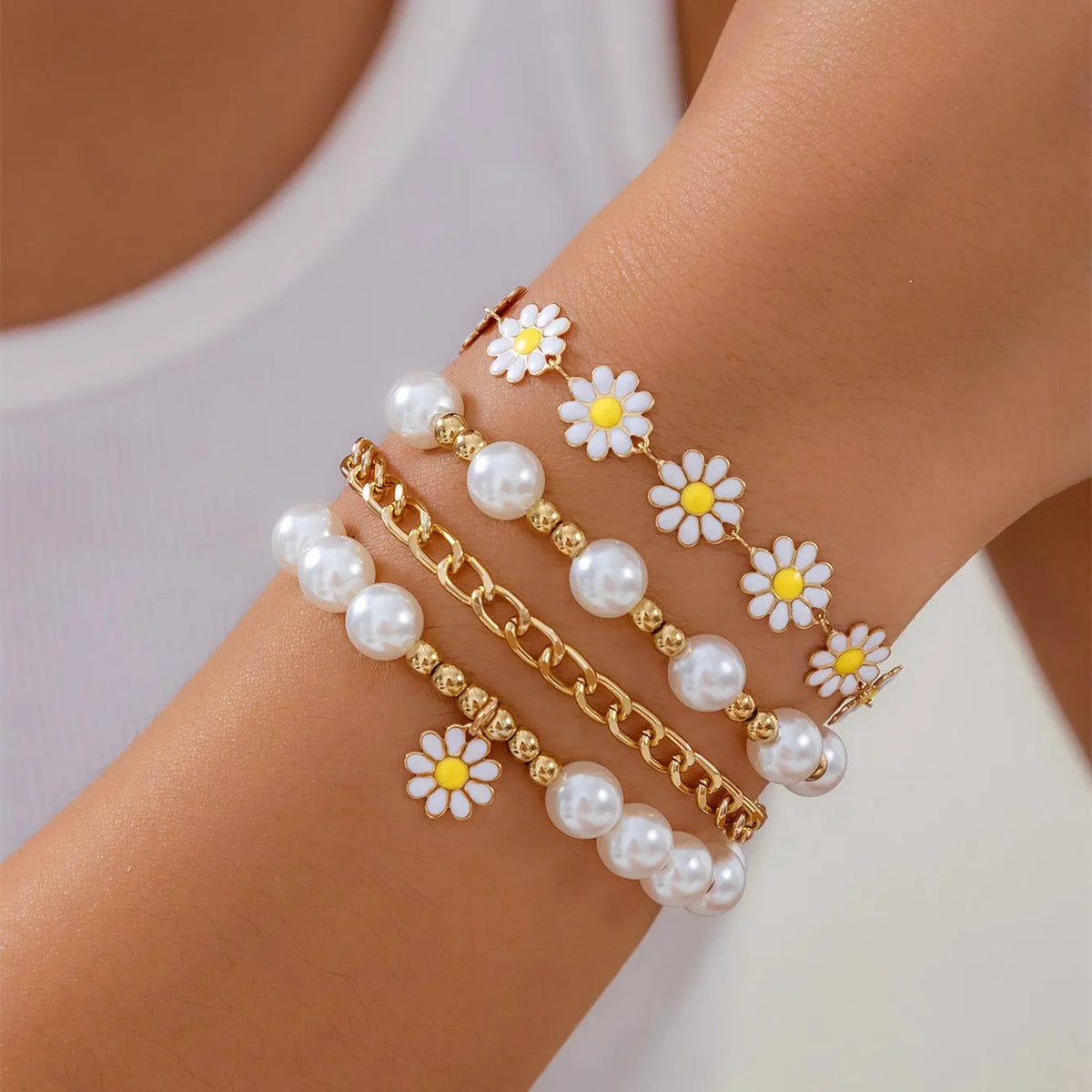 Bracelet set Flowers