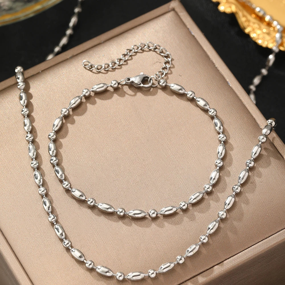 Ensemble bracelet et collier Céline