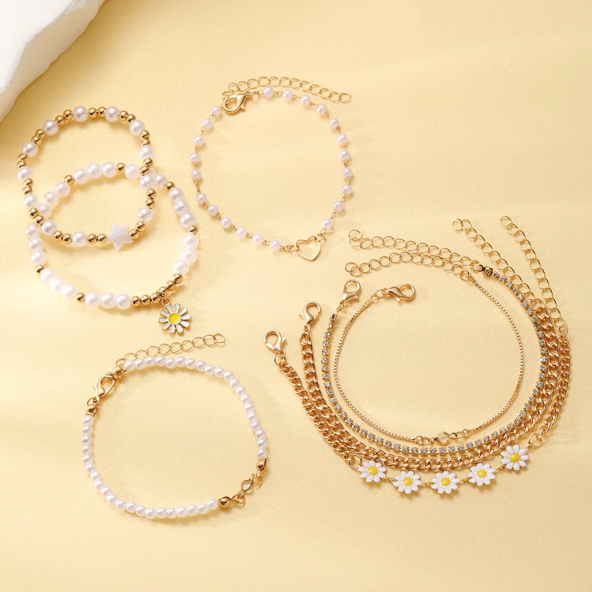 Bracelet set Flowers
