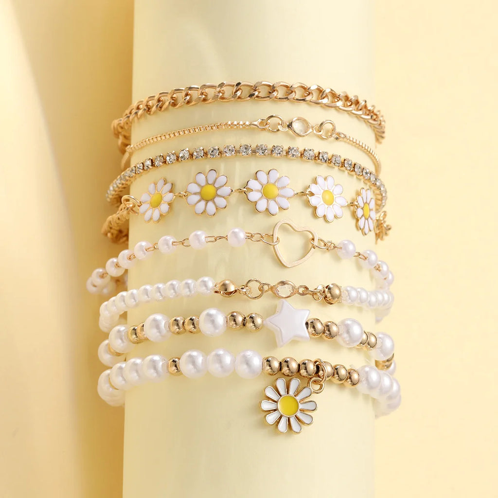 Bracelet set Flowers