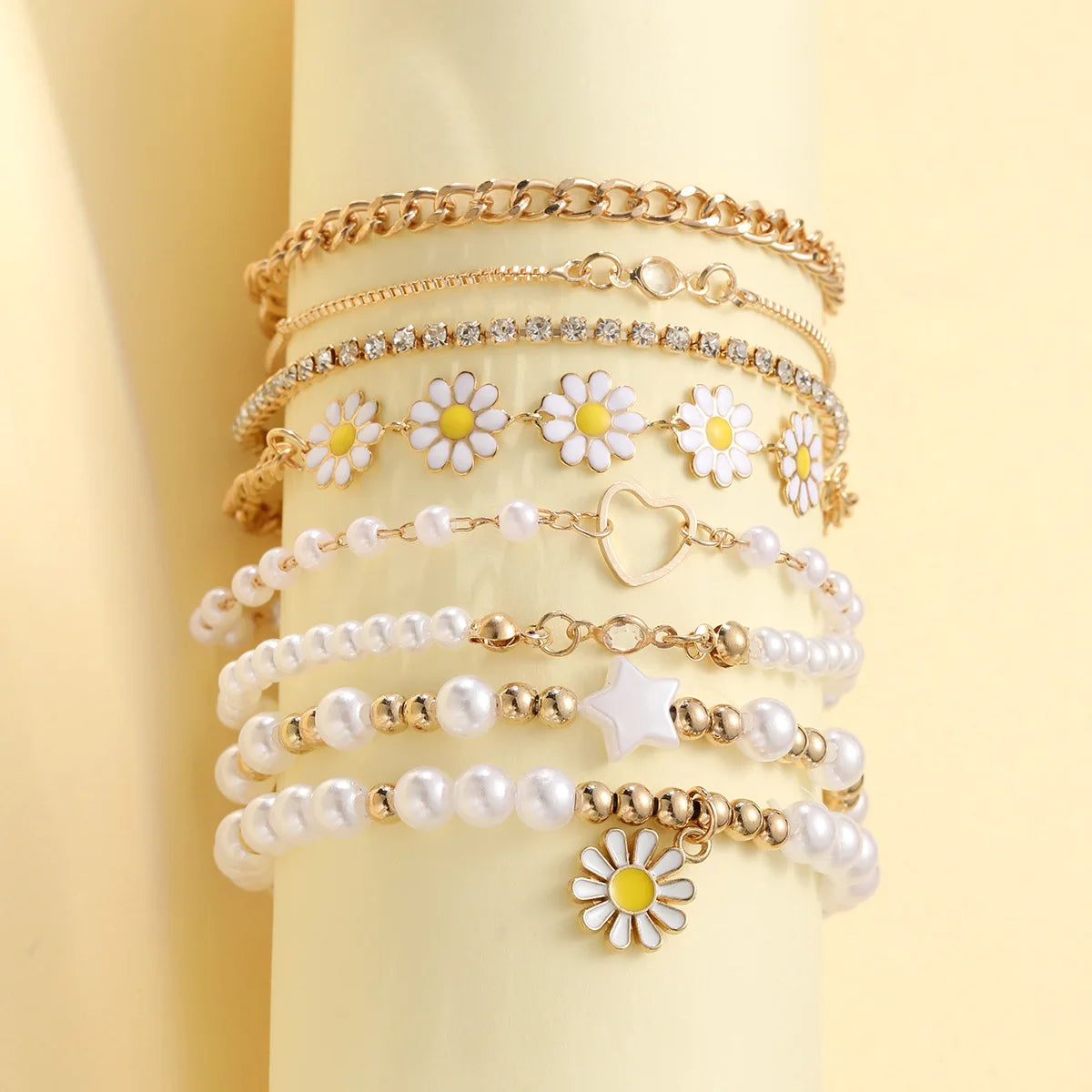 Bracelet set Flowers